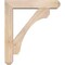 Ekena Millwork Legacy Craftsman Smooth Bracket w/ Offset Brace, Douglas Fir, 5 1/2"W x 24"D x 28"H BKT0604X24X28LEC04SDF - alternate 4